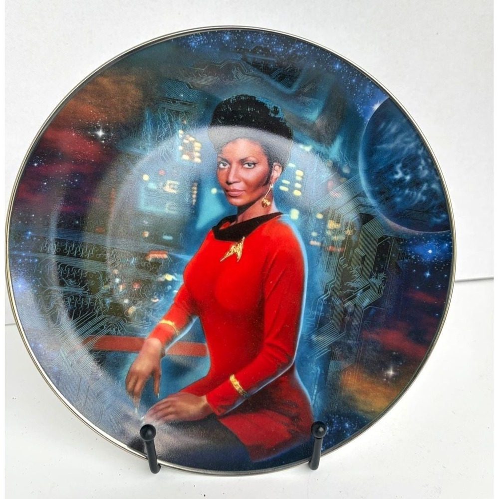 Franklin Mint Star Trek The Original Series Uhura Limited Edition Plate #RA1679